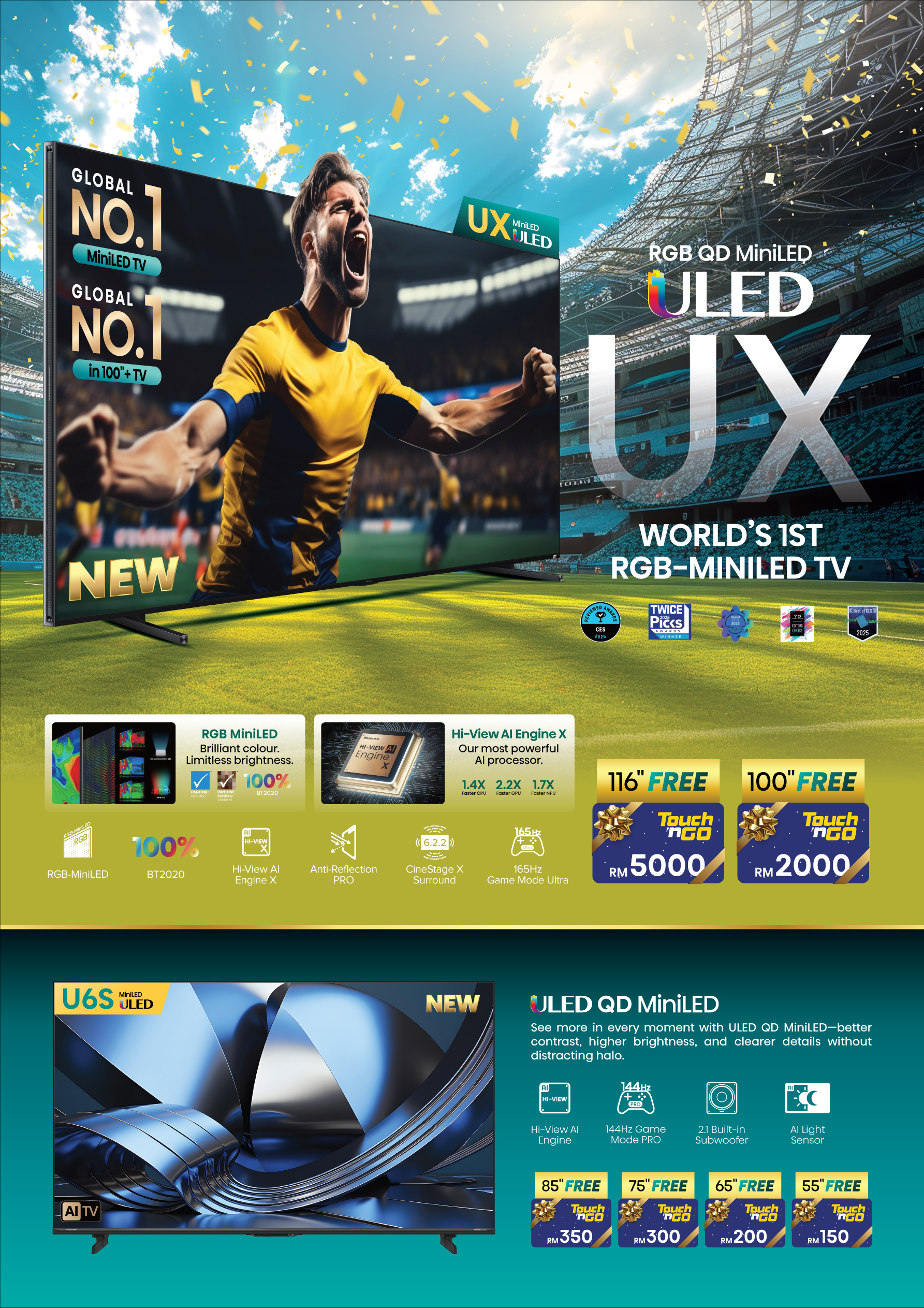 Hisense Innovating A Brighter Life – Bring the Stadium Home Promotion 2026